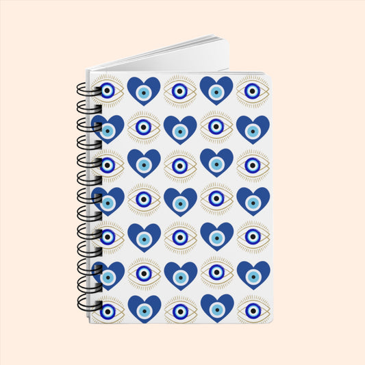 Evil Eye Spiral Bound Journal