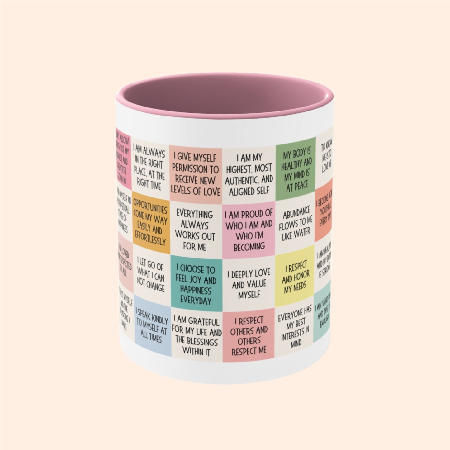 Morning Affirmations Coffee Mug
