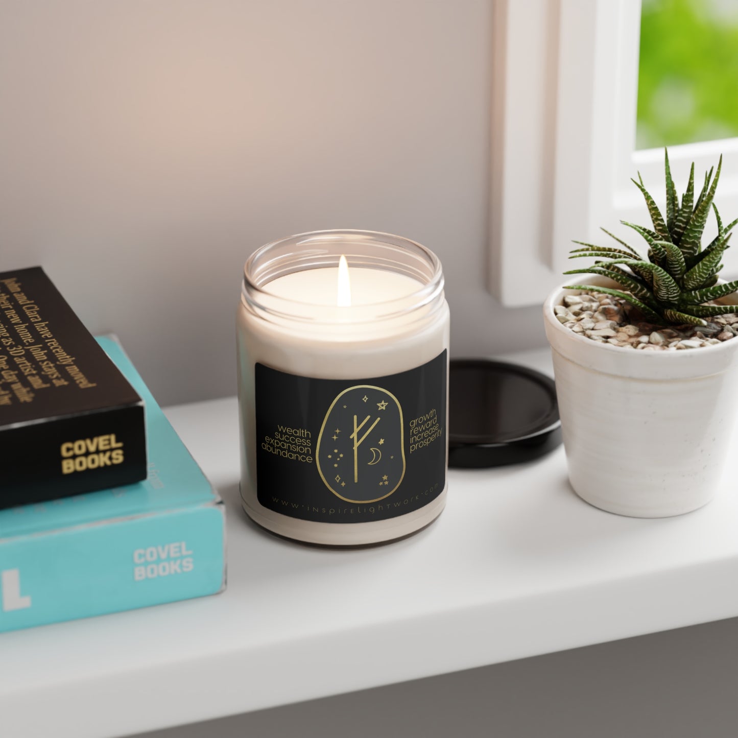 Fehu Prosperity Scented Soy Candle