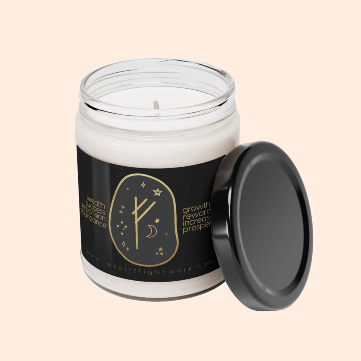 Fehu Prosperity Scented Soy Candle