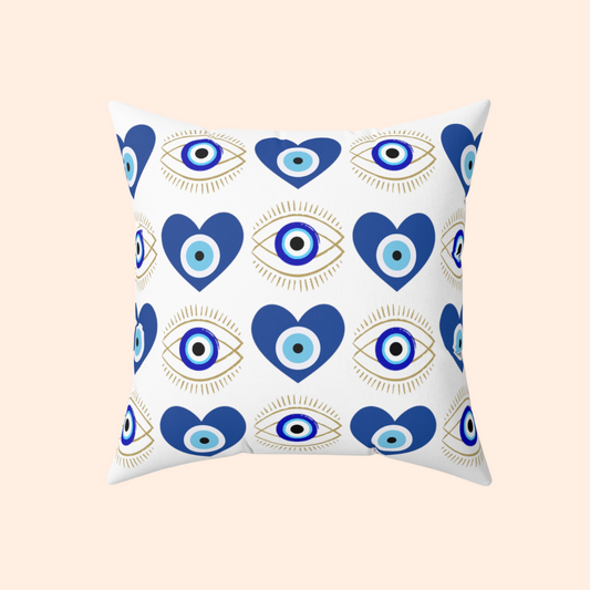 Evil Eye Throw Pillow