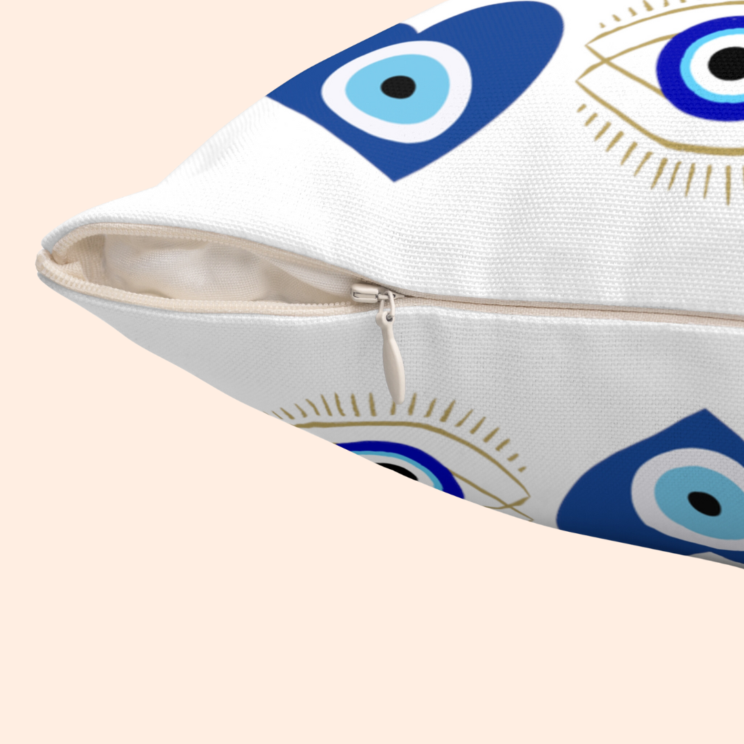 Evil Eye Throw Pillow