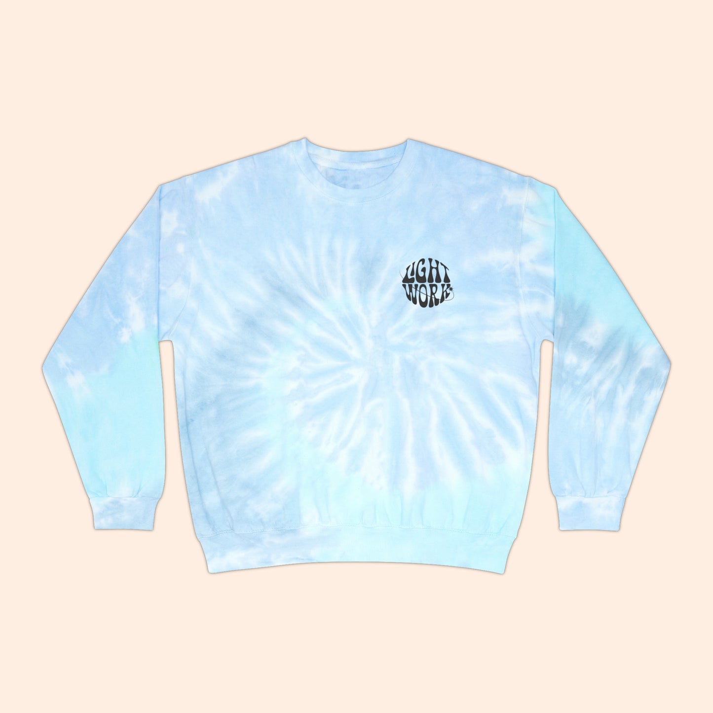 The World is a Better Place With You In It Tie-Dye Crewneck Sweater