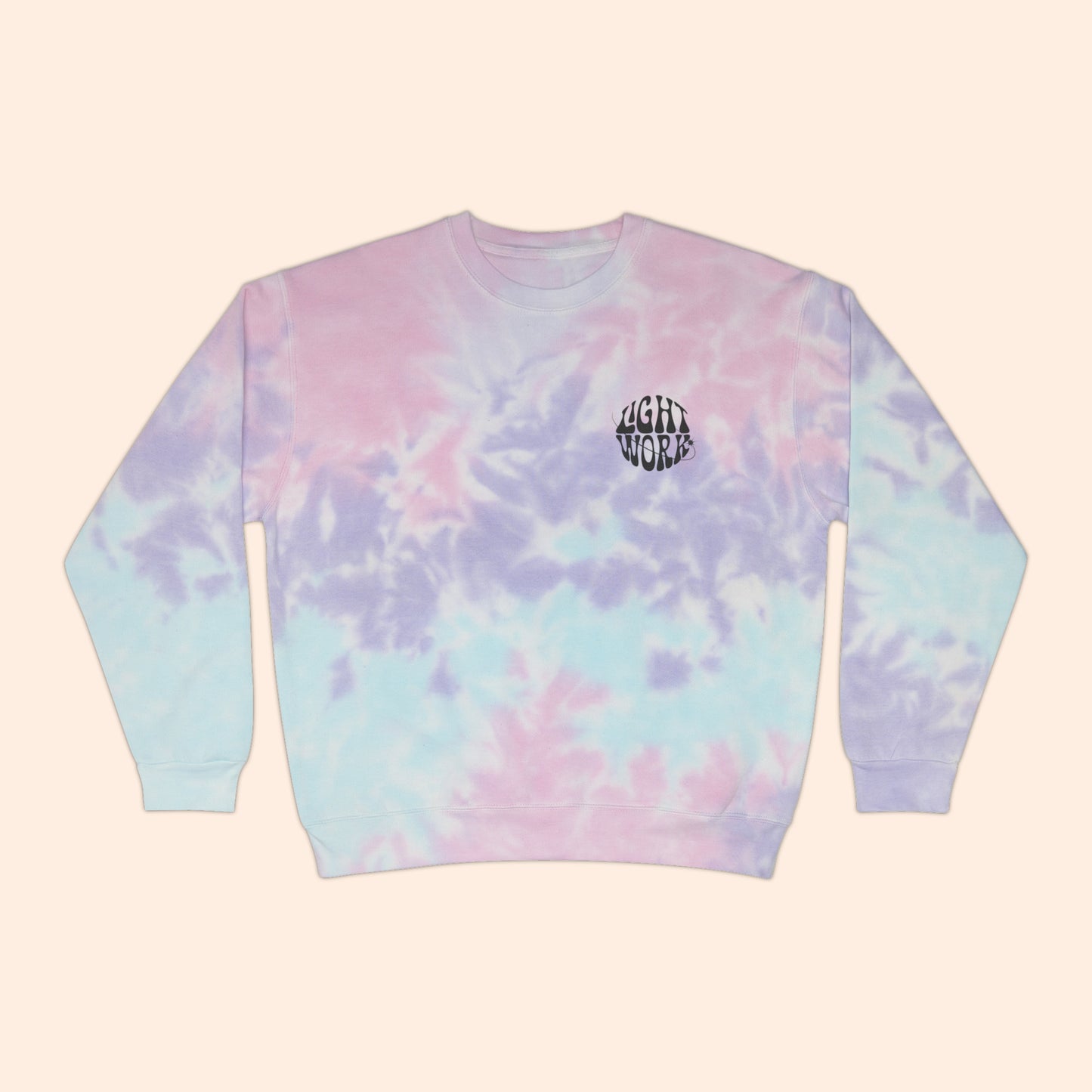 The World is a Better Place With You In It Tie-Dye Crewneck Sweater