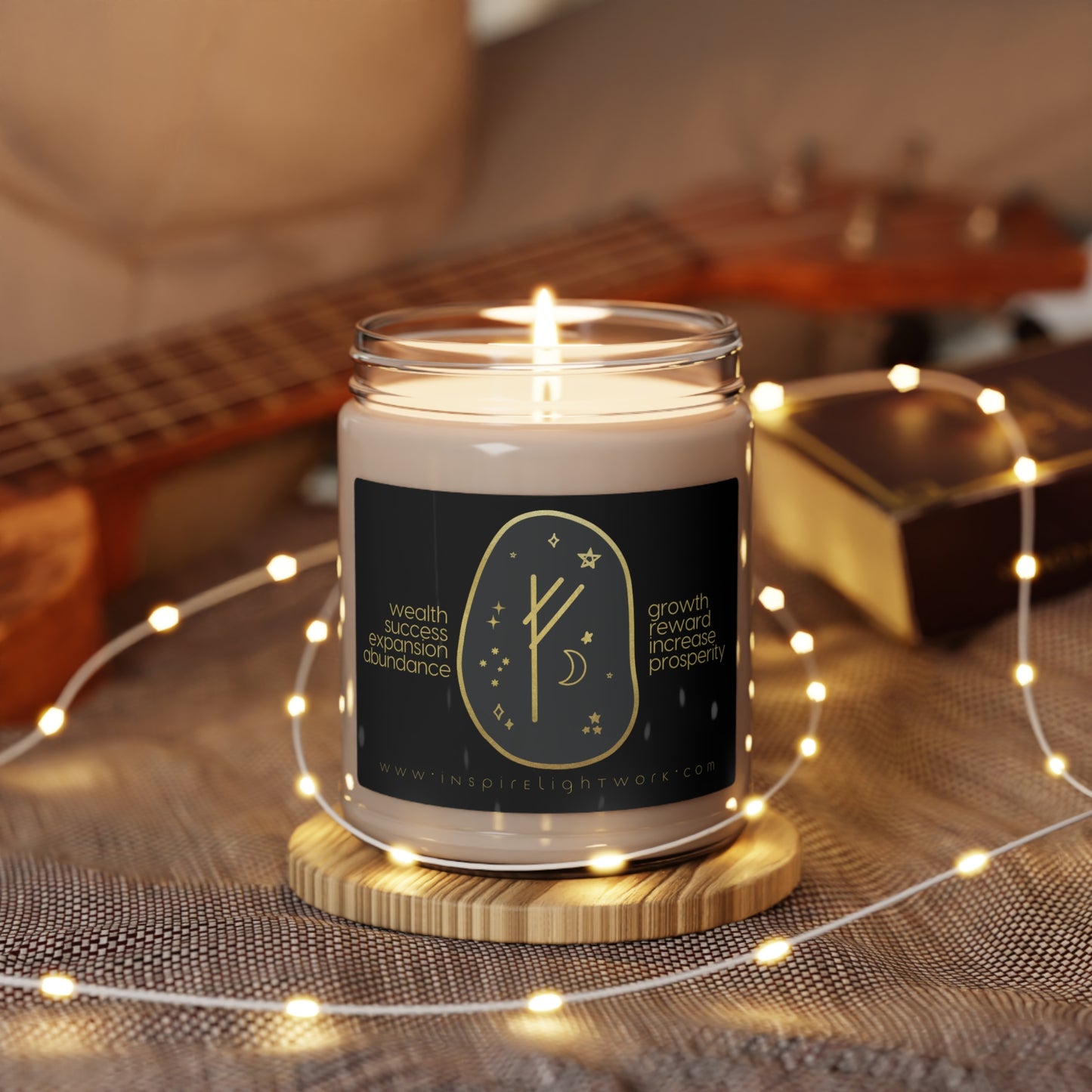 Fehu Prosperity Scented Soy Candle