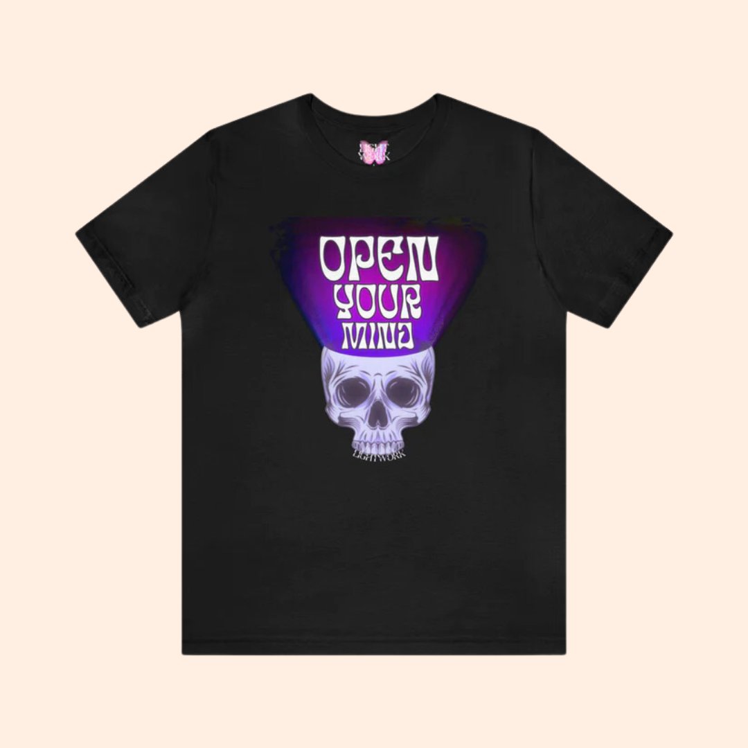 Open Your Mind 粉色 T 恤