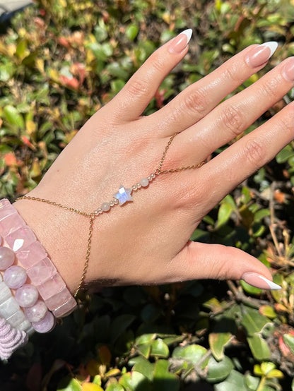 Moonstone Star Handchain