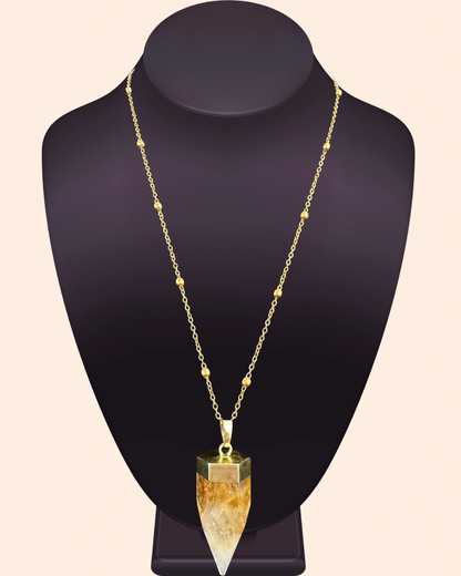 Citrine Tears Necklace