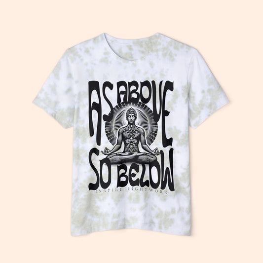 As Above So Below Tie Dye Tee