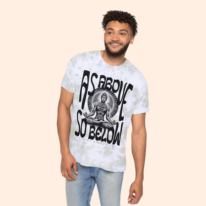 As Above So Below Tie Dye Tee