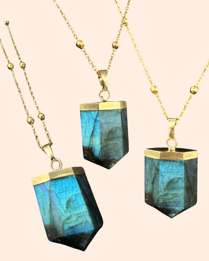 Labradorite Warrior Necklace