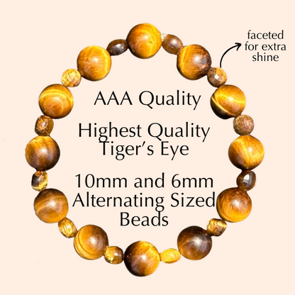 Tiger's Eye Beaded Bracelet