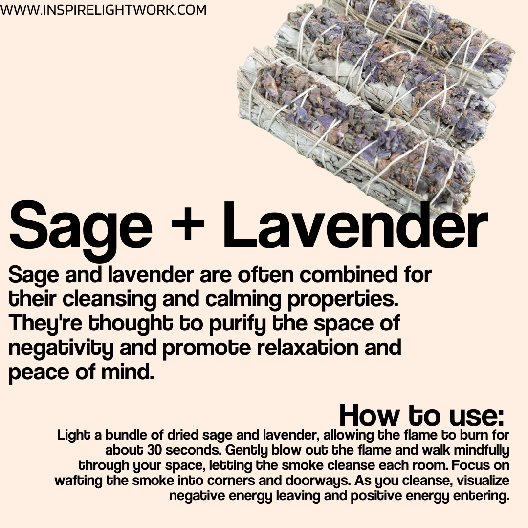 Lavender Smudge Kit