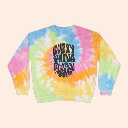 Everything is Energy Tie Dye Crewneck