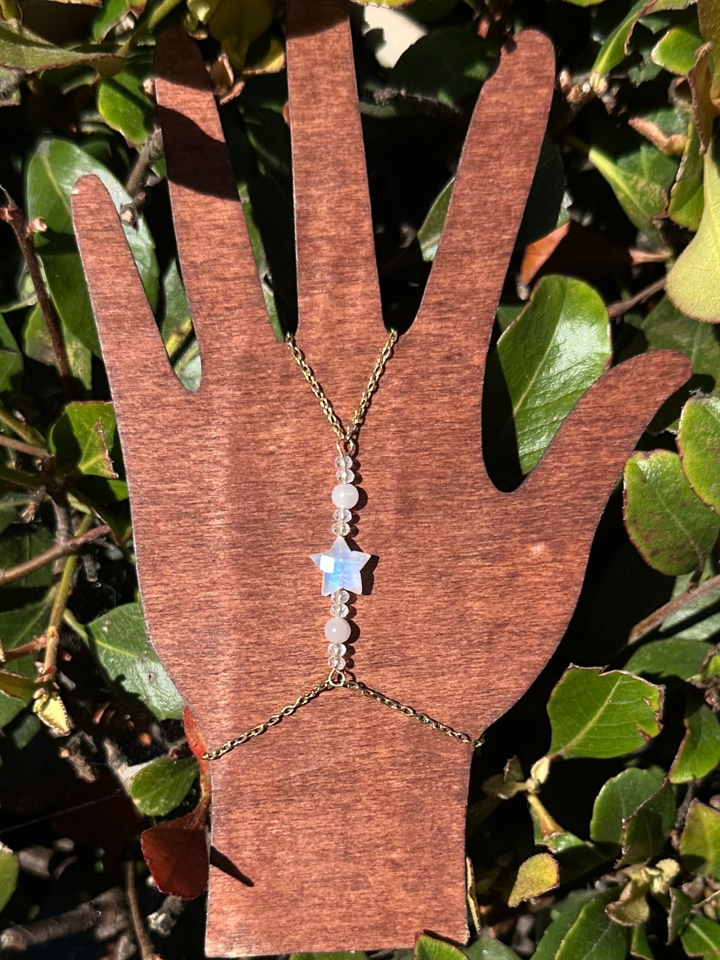 Moonstone Star Handchain