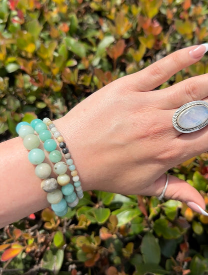 Amazonite Beaded Bracelet (Empowering)